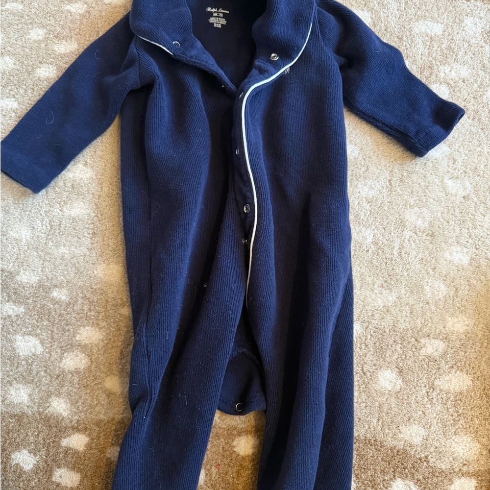 Ralph Lauren Classic Navy Kids Footie